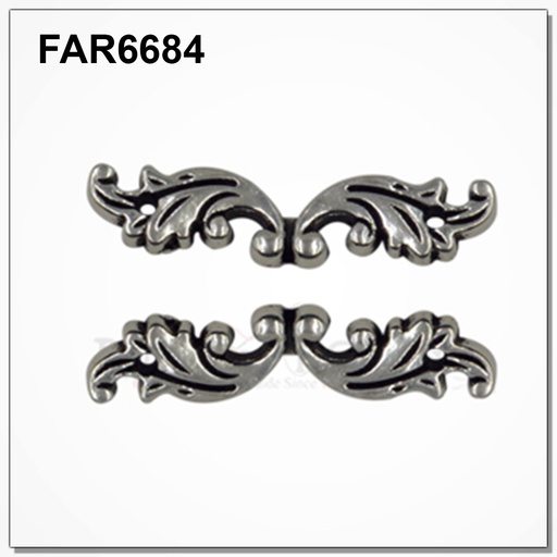 [FAR6684 SILVER] Cloak Clasp Pendant