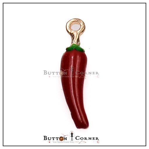 [FAR6739 RED] Red Pepper Metal Charm Hanging