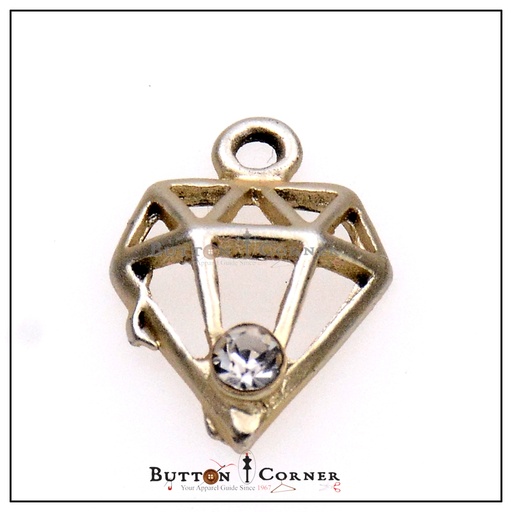 [FAR7660 LIGHT GOLD] Diamond Shape Pendant