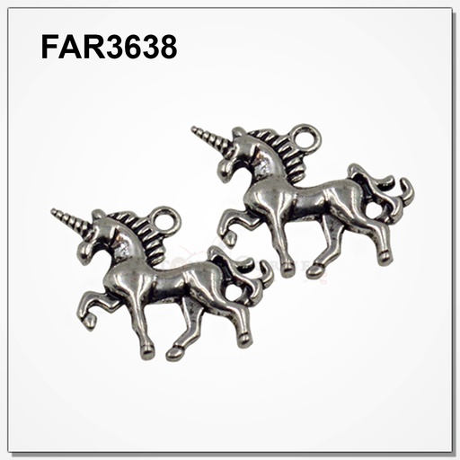 [FAR3638 SILVER] Unicorn Horse Pendant