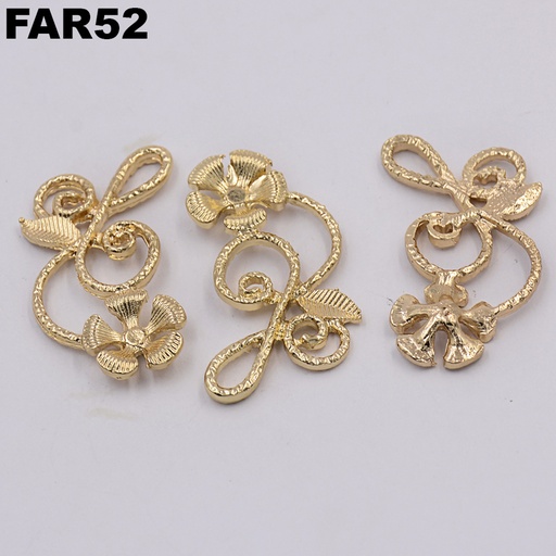 [FAR52 GOLD] Twig Flower Brooch