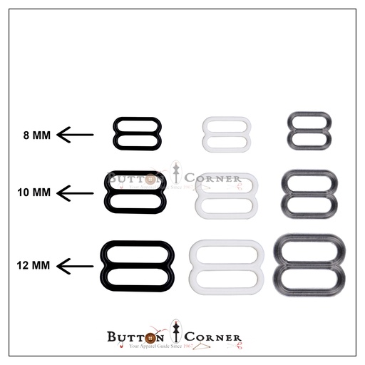 Bra Buckle Metal 8 Shape