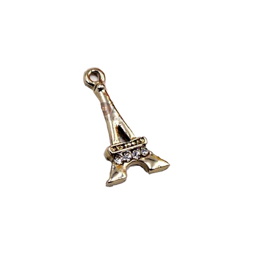 [FAR9552 LIGHT GOLD] Fancy Eiffel Tower Pendant