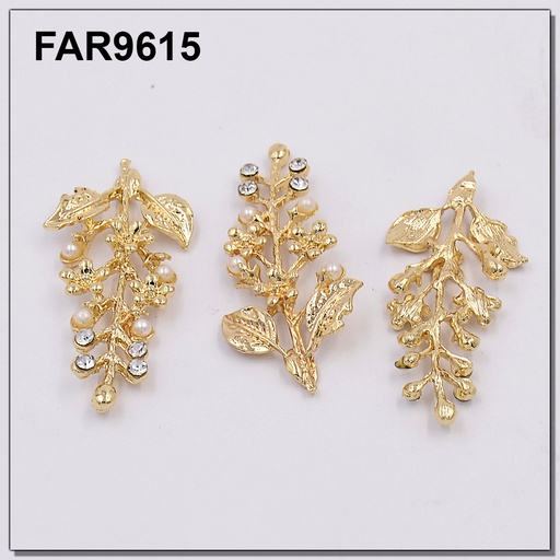 [FAR9615 GOLD] Fancy Twig Leaf Hanging