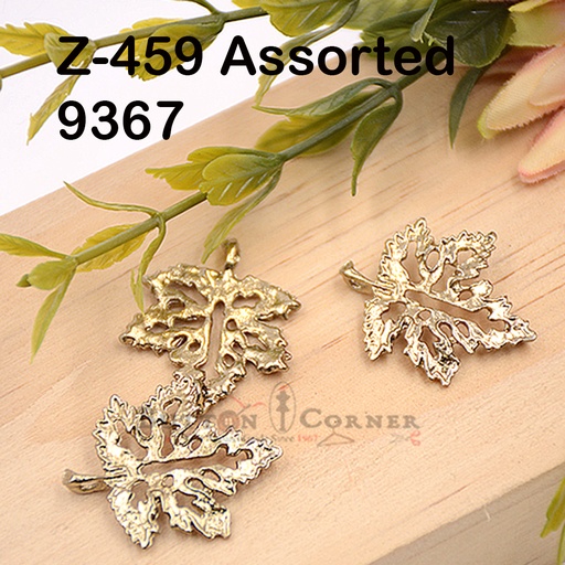 [Z-459 GOLD] Autumn Leaf Pendant