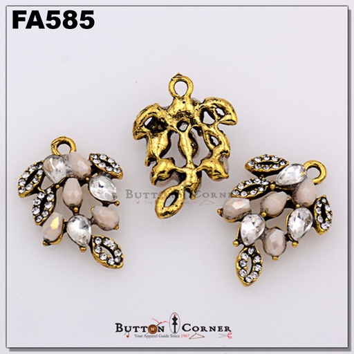 Fancy Leaf Stone Hanging