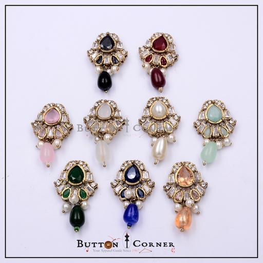 Fancy Kundan Button