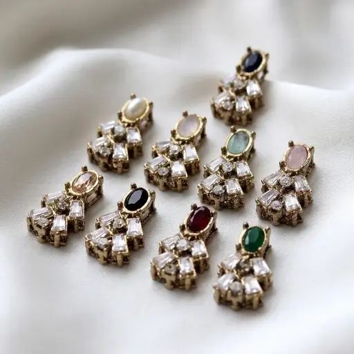 Fancy Kundan Button