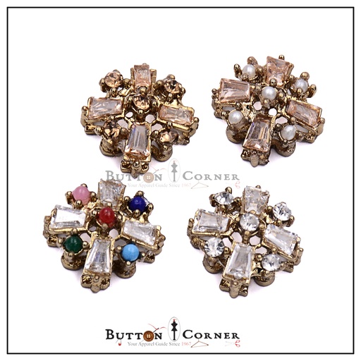Fancy Kundan Button
