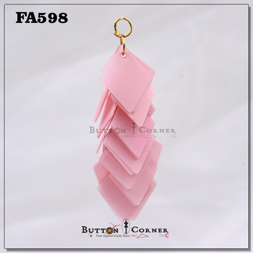 Rhombus Shape Plastic Tassel