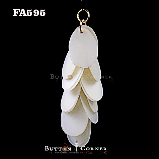 Oval Shape Sequence Tassel