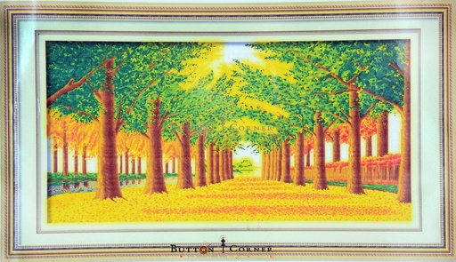 [IPF001-MULTI] DMC Thread Yellow Autumn2 Cross Stitch Kit