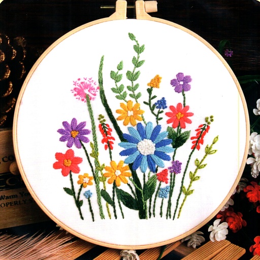 [N1084 MULTI] Sunflowers Embroidery Kit