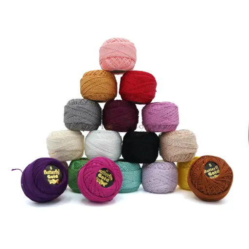 Butterfly Embroidery Thread Ball (Egyptian cotton)