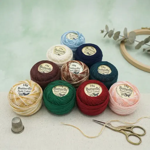 Butterfly Embroidery Thread Ball (Plain)