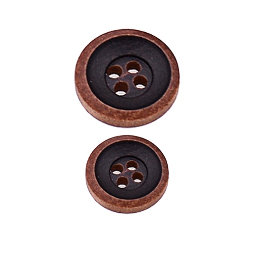 Deep Shape 4 Hole Bamboo Button