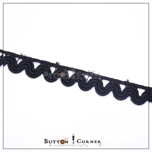 One Side Border Shuttle Lace