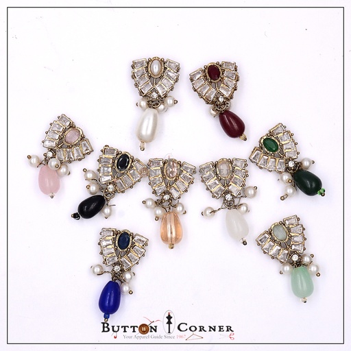 Fancy Kundan Button