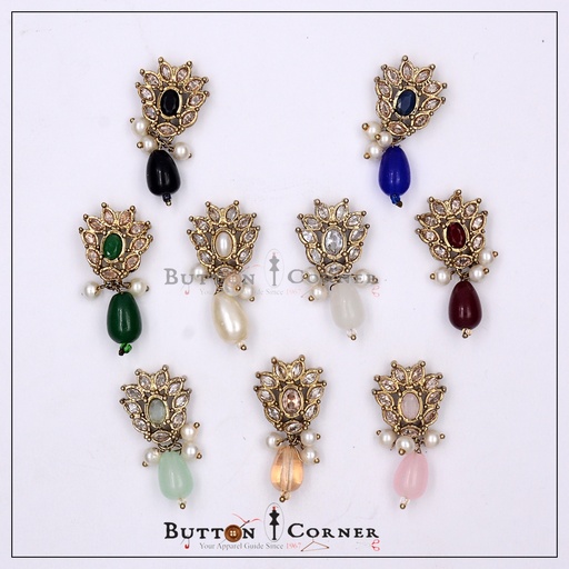 Fancy Kundan Button