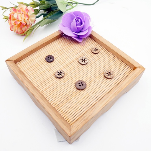 Engrave Wind 4 Hole Coconut Button