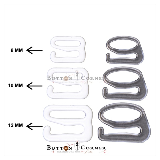 Bra Buckle Metal 9 Shape