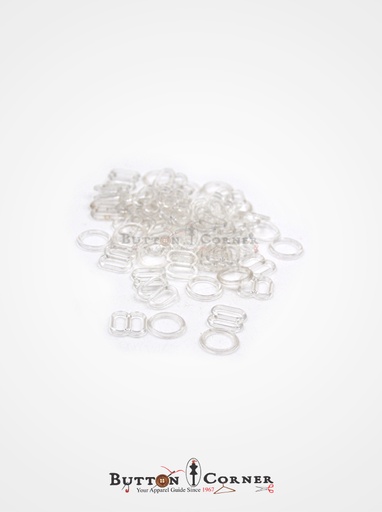 Bra Buckle Plastic 9 Shape