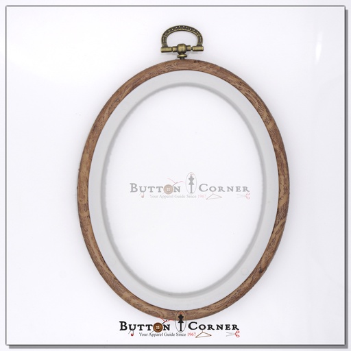 Oval Shape Display Embroidery Frame