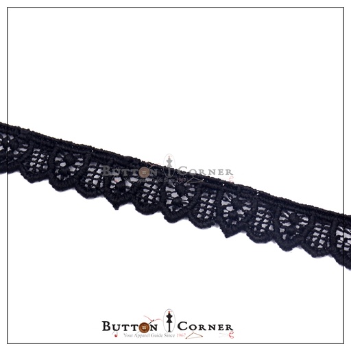 One Side Border Shuttle Lace