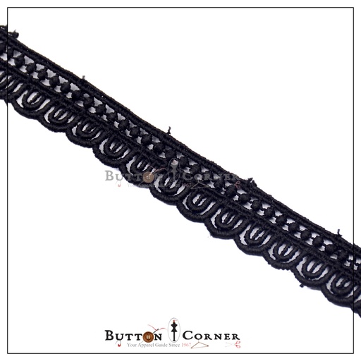 One Side Border Shuttle Lace