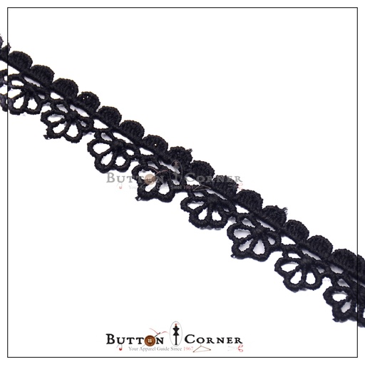 One Side Border Shuttle Lace