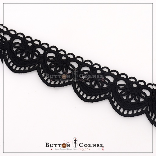 One Side Border Shuttle Lace