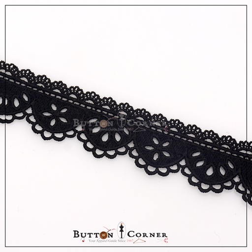 One Side Border Shuttle Lace