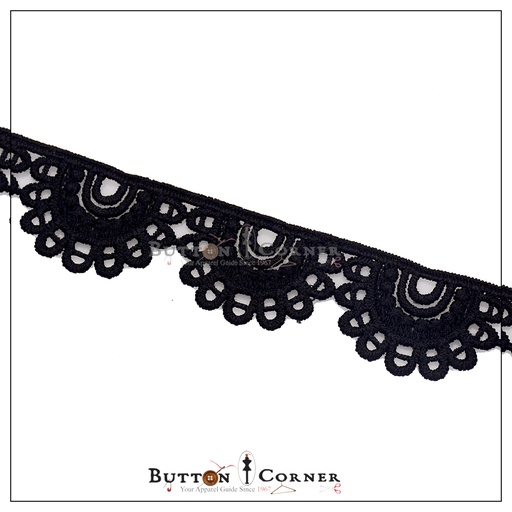 One Side Border Shuttle Lace