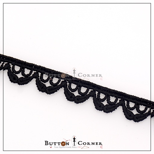 One Side Border Shuttle Lace