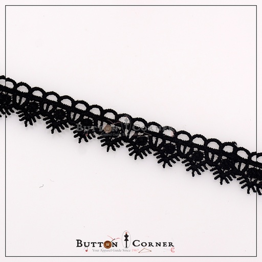 One Side Border Shuttle Lace