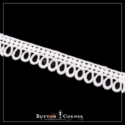 One Side Border Shuttle Lace