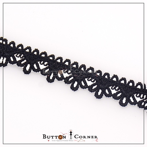 One Side Border Shuttle Lace