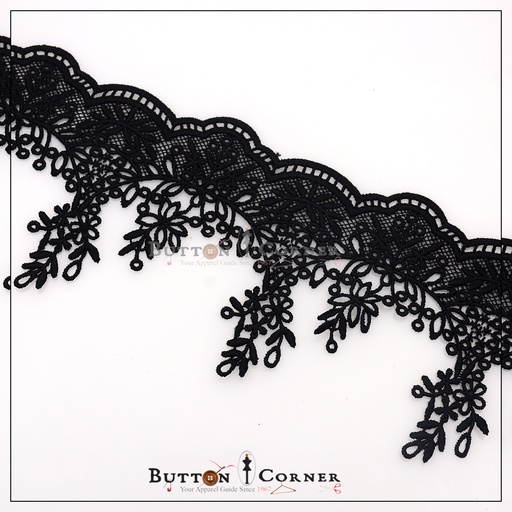 One Side Border Shuttle Lace