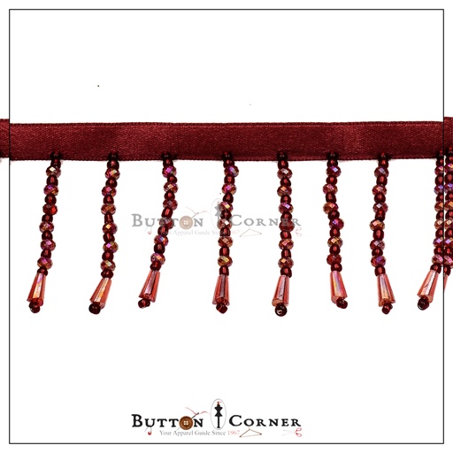 Fancy Glass Beads Hanging Lace