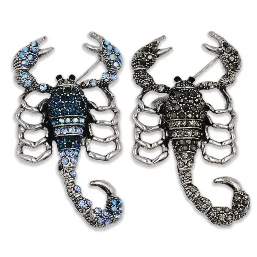 Scorpion🦂Brooch with Diamonds