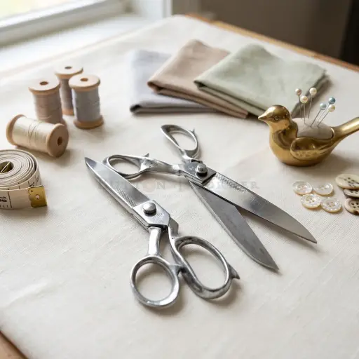 [RAITI10S SILVER] Silver Plating Tailoring Scissor