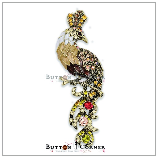 Peacock🦚Vintage Brooch