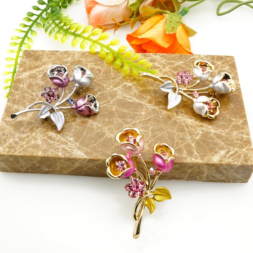 Vintage Flower Alloy Brooch