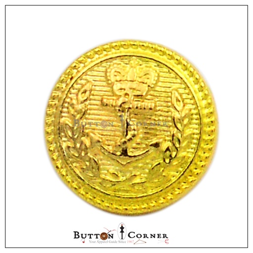 [MBA425-SHINE GOLD] Anchor Shape Metal Shirt Button