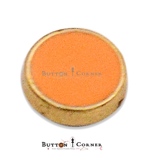 [MBT164 PEACH GOLD] Round Shape Metal Shirt Button