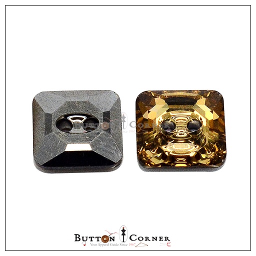 Square Shape Swarovski Button 3017