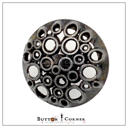 [MBW26 ANTIQUE SILVER] Umbrella Shape Doom Shirt Button