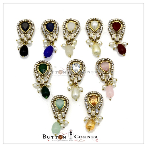 Fancy Kundan Button