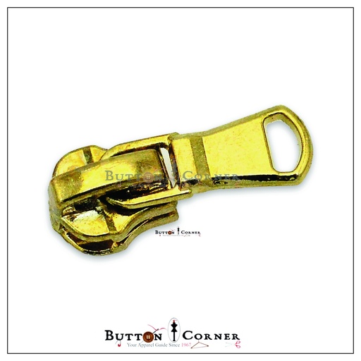 [SLIDERB3F GOLD] Metal Zipper Slider No.3