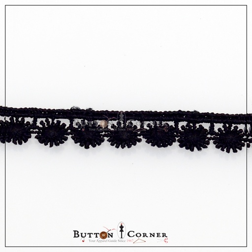 One Side Border Shuttle lace